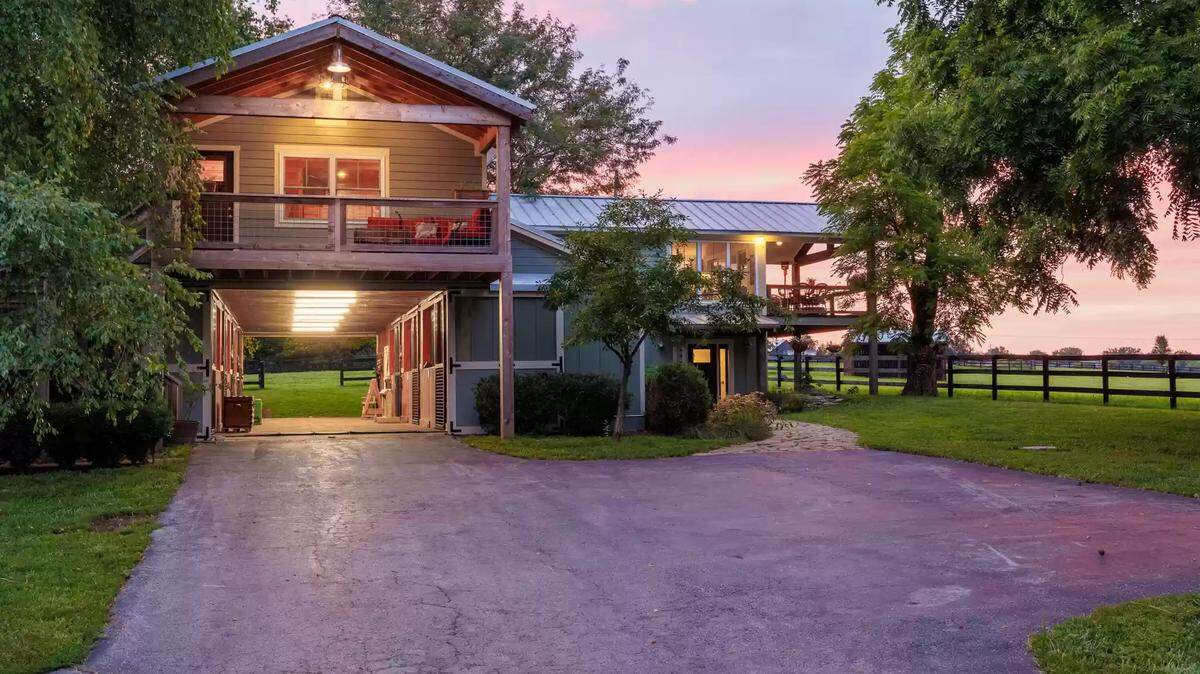 The front view of the home located at 4351 Bethel Road. 