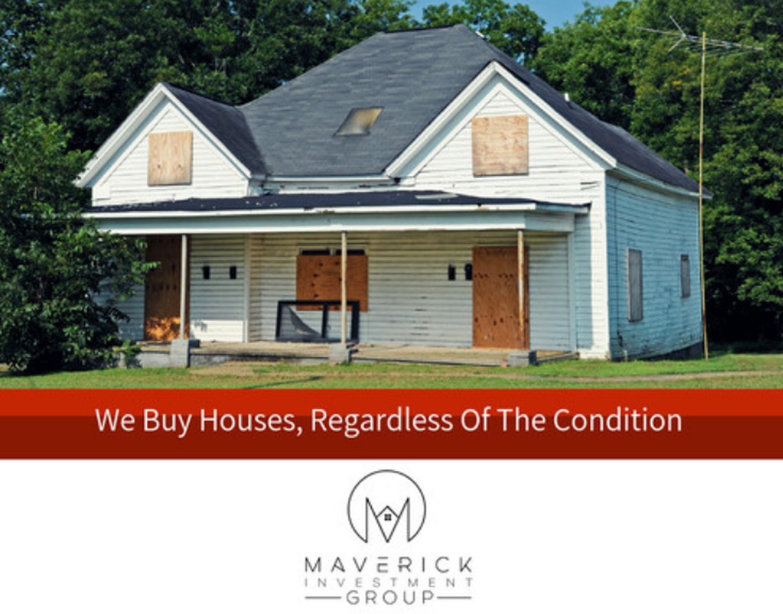 An ad for Maverick Investment Group LLC, which has bought at least eight Lexington homes since 2019.
