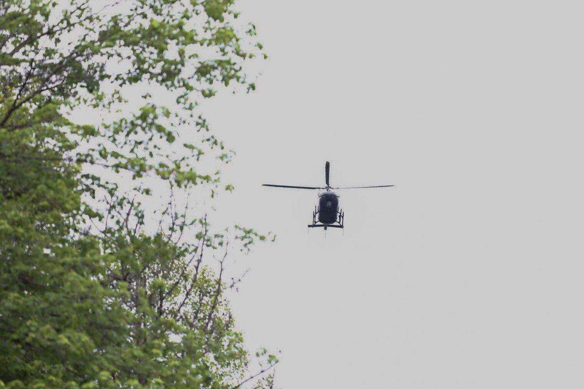 A helicopter roamed the skies in Magoffin County for 22-month-old Kenneth Howard.
