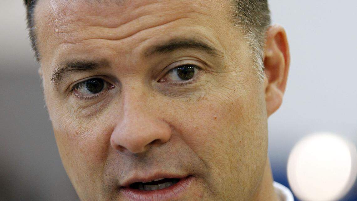 Head Coach Matthew Mitchell as the University of Kentucky women's basketball team held its annual Photo Day in the Joe Craft Center on the UK campus in Lexington, Ky., Monday, August, 20, 2012. Photo by Charles Bertram | Staff