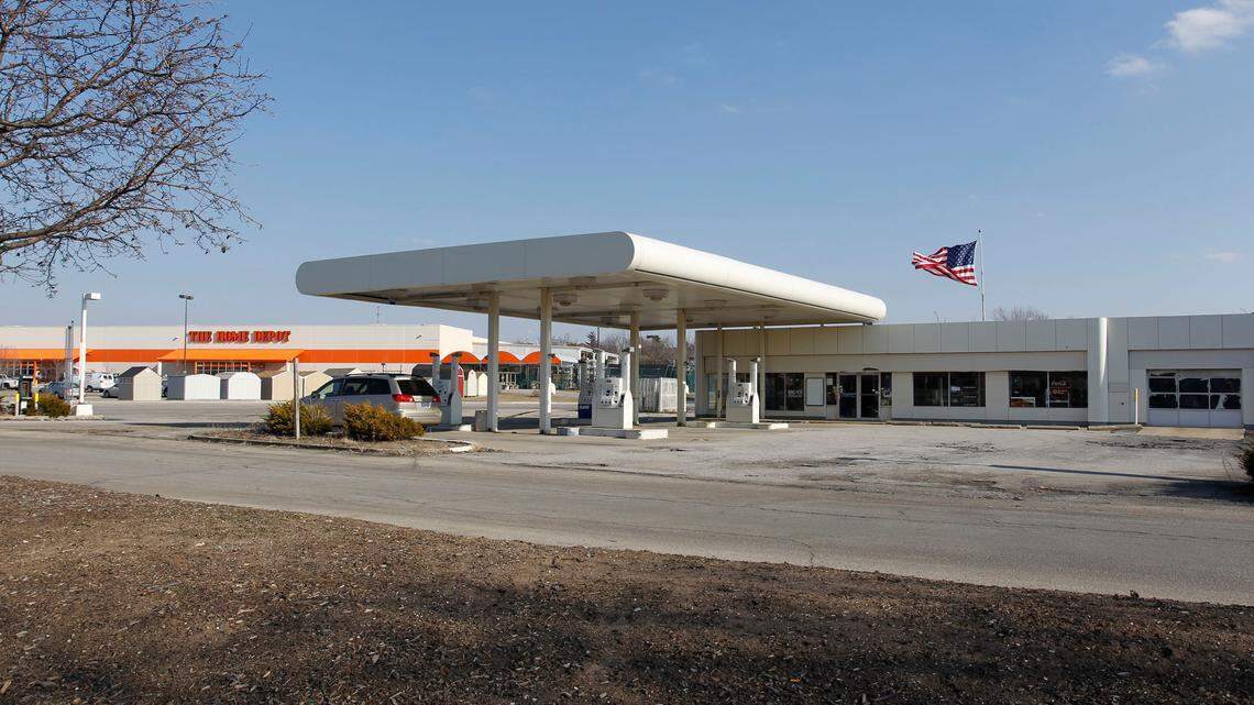The former BP station property on Richmond Road in front of Lexington Mall is listed for $750,000. 