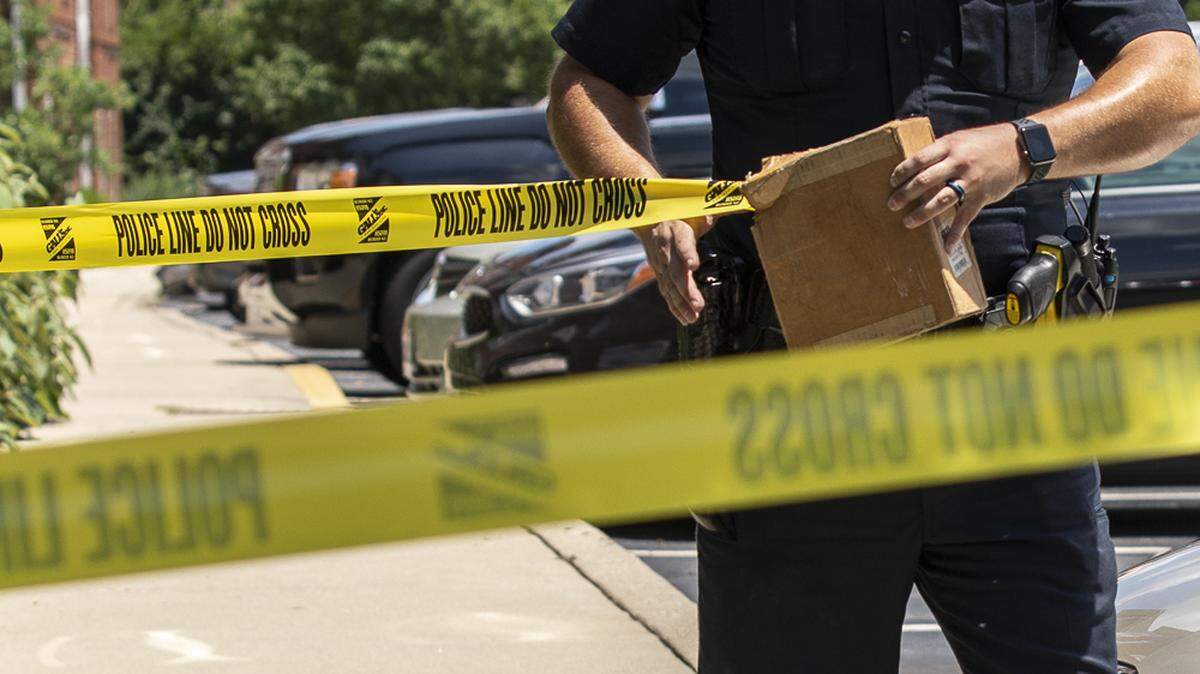 Lexington Police Department crime scene.