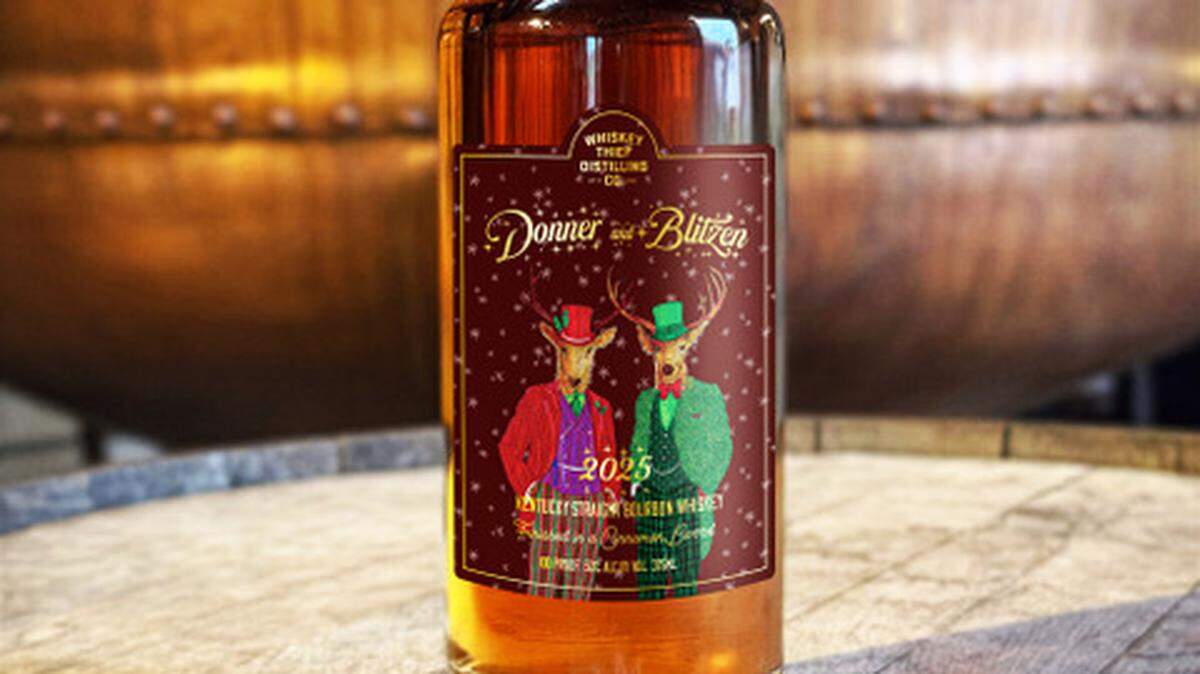 Whiskey Thief Distillery in Franklin County has released 100 bottles of Donner & Blitzen.