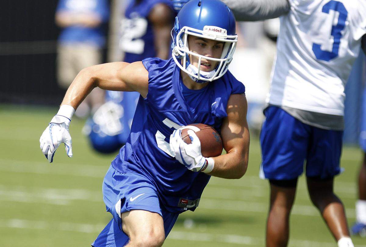 David Bouvier is a senior from Lexington Catholic High School who has been one of the most impressive players in fall camp, according to UK’s coaches.