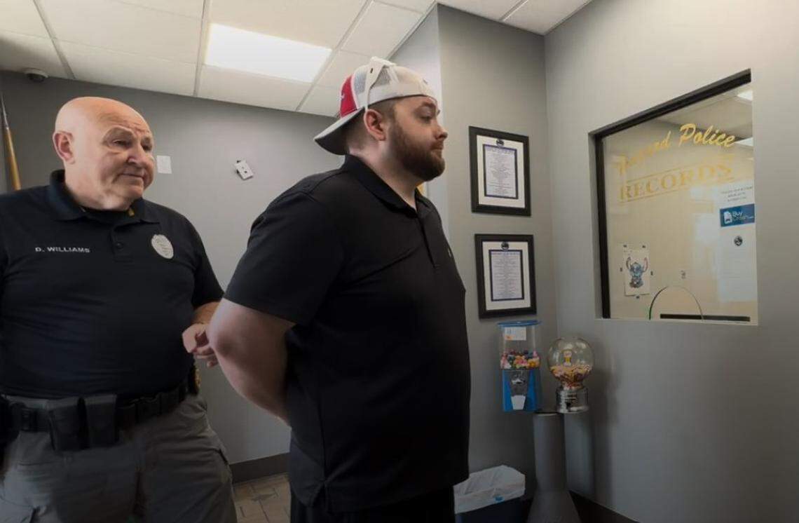 Dallas Campbell was arrested by Chief Darren Williams after he requested public records at the Hazard Police Department.