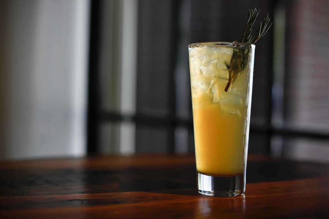 The Maple Rosemary Bourbon made with fresh lemon, muddled rosemary, maple syrup and bourbon also is on the cocktail menu at the newly opened at Graze.