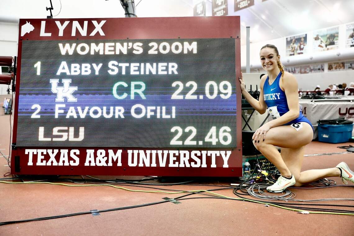 UK’s Abby Steiner, an NCAA champion, ends college career | Lexington ...
