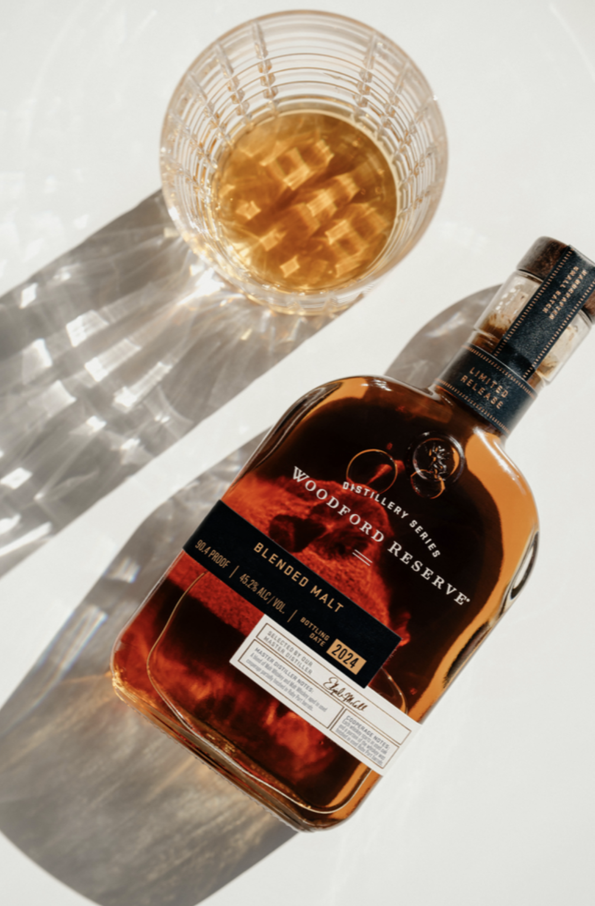 Woodford Reserve’s lastest Distillery Series release is Blended Malt, available for a suggested retail price of $64.99.