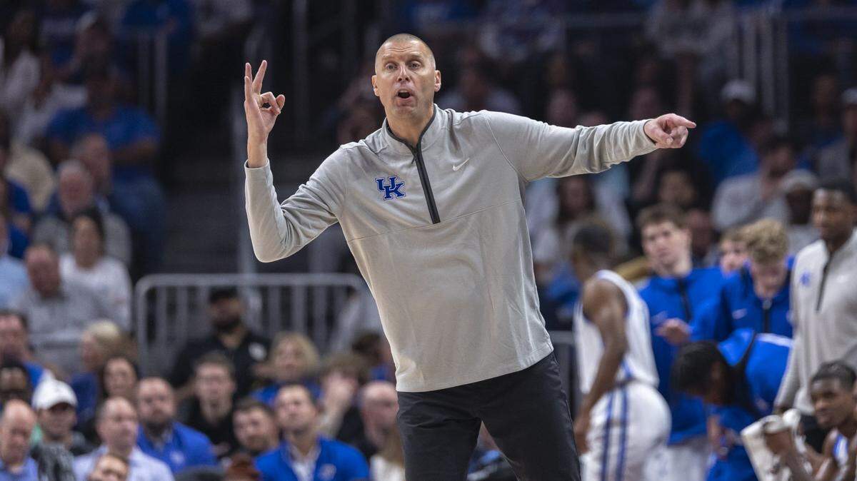 Mark Pope led Kentucky basketball to a signature win over Duke. Here’s what he said after.