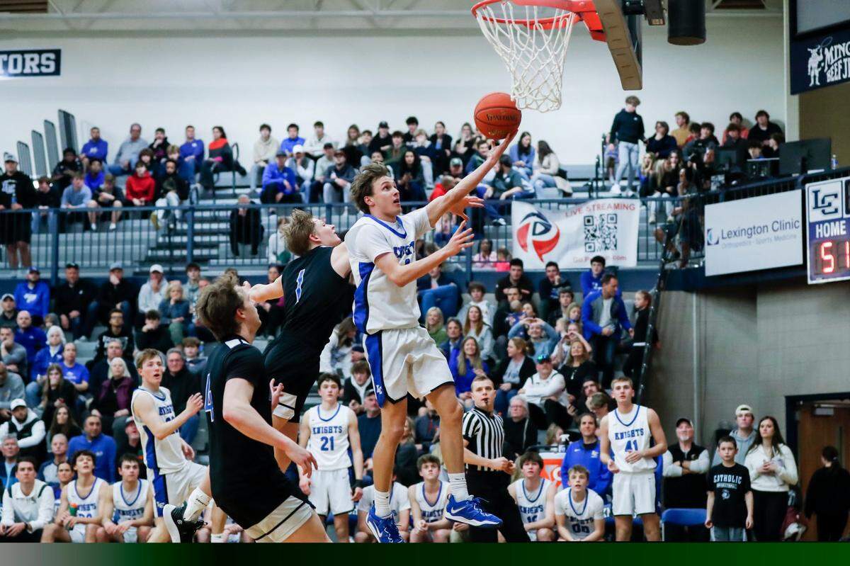 John Reinhart led Lexington Catholic to victory Friday night with 23 points.