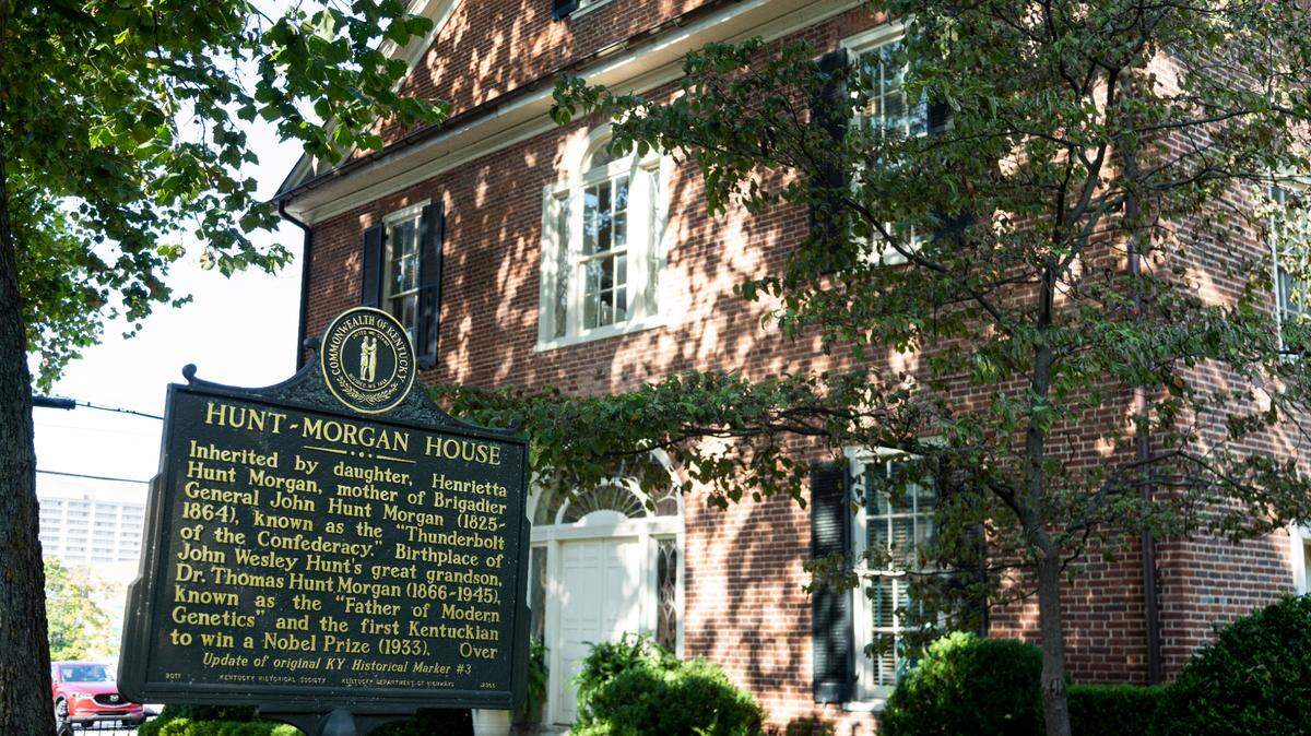 Hopemont or the Hunt-Morgan House has started to focus on “telling a more inclusive story” about the family that lived here and how they gained their wealth according to Jackson Osborne, the Preservation Outreach Coordinator for the Blue Grass Trust in Lexington, Ky., Tuesday, September 14, 2021.