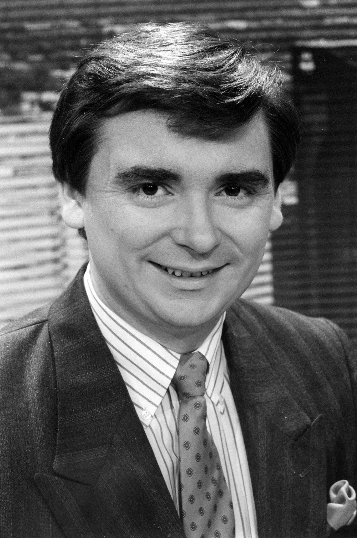 WKYT-TV broadcaster and anchor Bill Bryant, May 31, 1990. Bryant, a Kentucky native, has been at WKYT since 1986. He currently co-anchors evening and nighttime newscasts for the local station. He is the longest serving male news anchor in Lexington television history. Since 2015, Bryant has been the host of Comment on Kentucky, the longest-running public affairs show on the Kentucky Educational Television network.