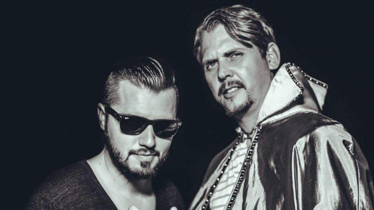 Ghostland Observatory (from left) are Aaron Behrens and Thomas Turner. When they perform here, Gibbz, the nom de plume of New York synth-pop stylist and producer Mike Gibney, will open.