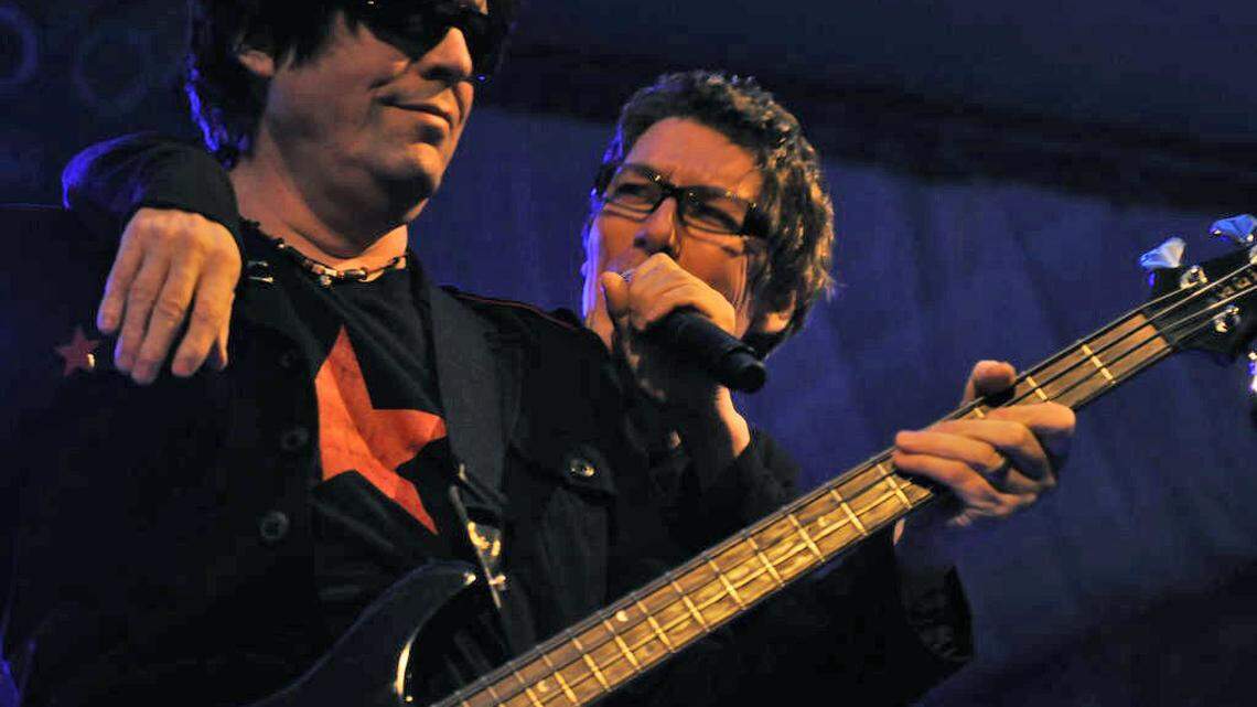 Tim Butler, left, and his brother  Richard are founding members of The Psychedelic Furs. Tim Butler now lives in Casey County. 