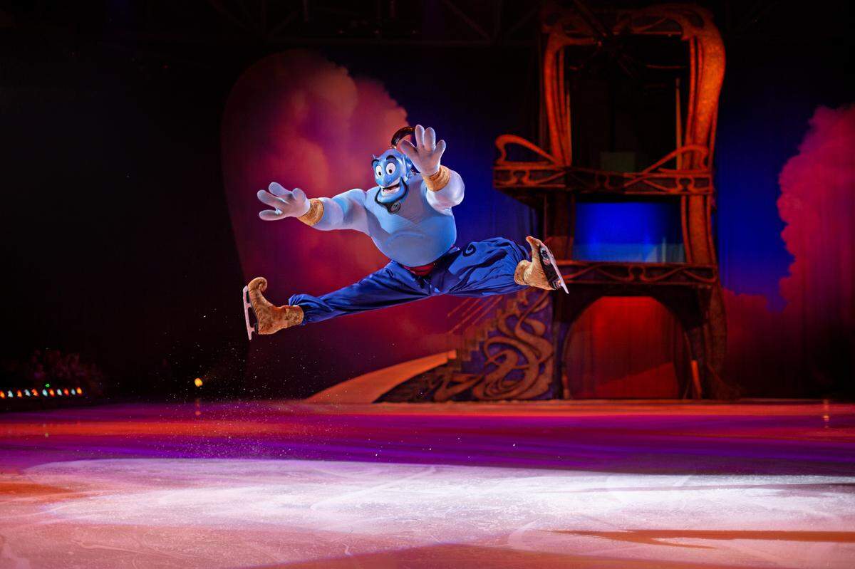 The Genie from “Aladdin” will be one of the performers during Disney’s On Ice’s “Dream Big.”