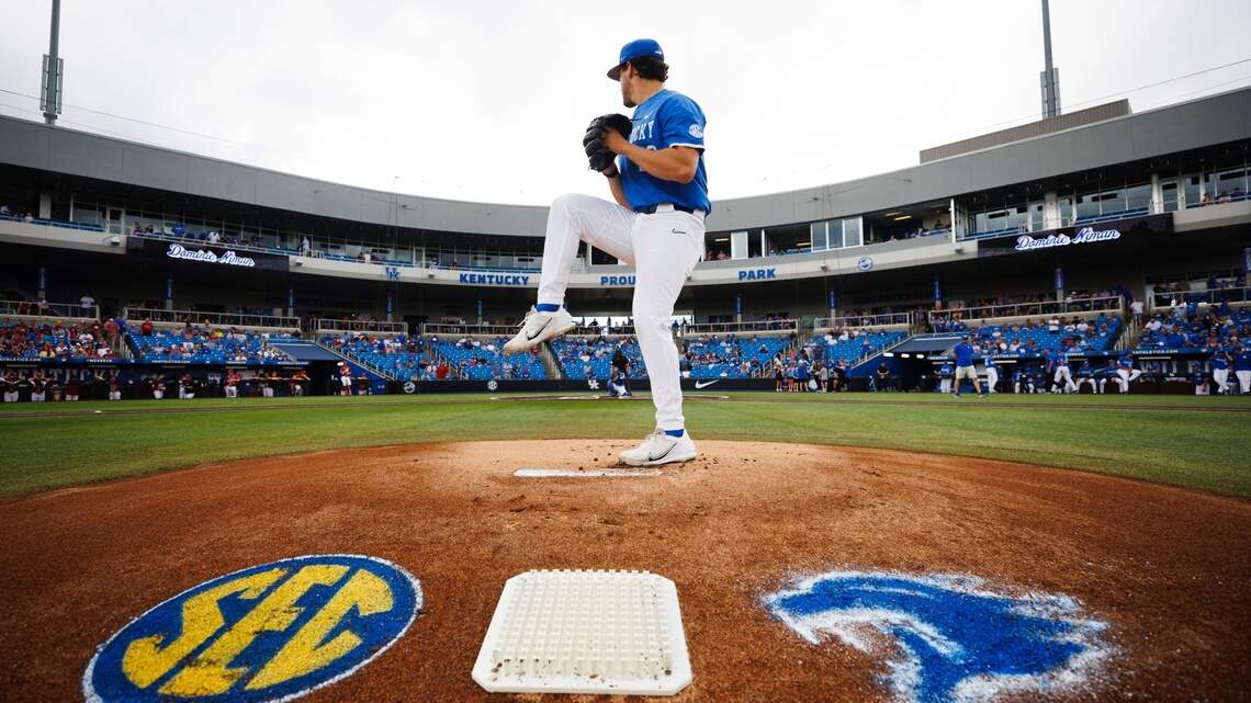 Emilien Pitre leads the charge as No. 8 Kentucky evens its series with No. 2 Arkansas