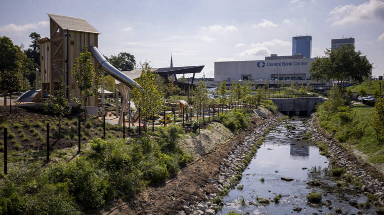 Take a sneak peek of new Gatton Park on Town Branch in Lexington before it opens