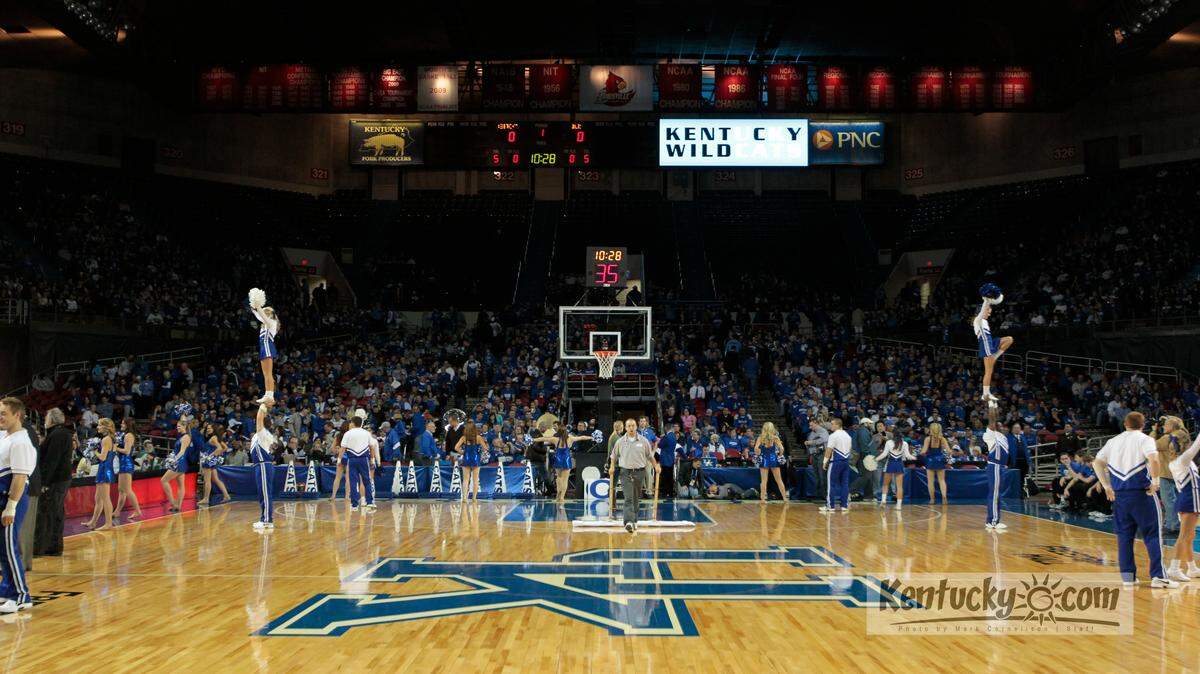 Kentucky played Arkansas Little Rock in Freedom Hall on Jan. 3, 2012, in Louisville.