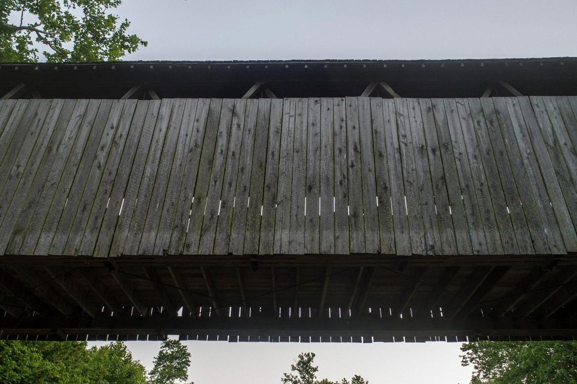 The Switzer Bridge is located in Franklin County, Ky., and crosses the North Fork of Elkhorn Creek. The bridge was originally built in 1855.