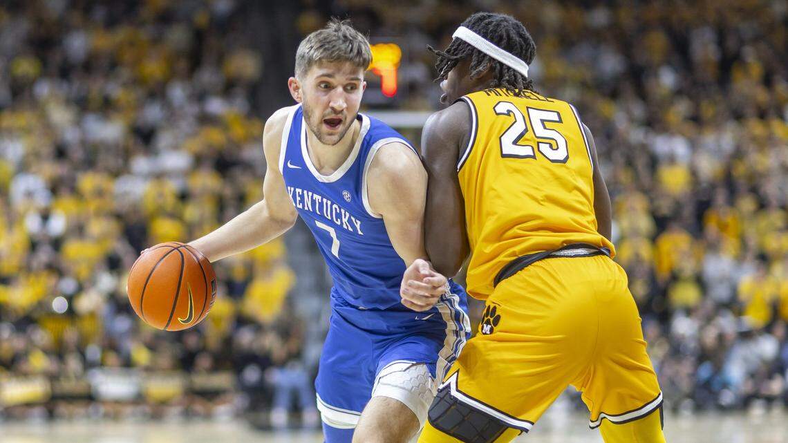 Box score from No. 19 Kentucky basketball’s 91-83 SEC win at No. 15 Missouri