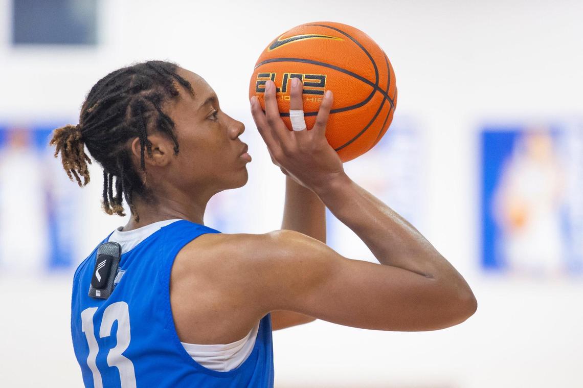 A stronger and more vocal Ajae Petty attracted attention during Tuesday’s open practice.