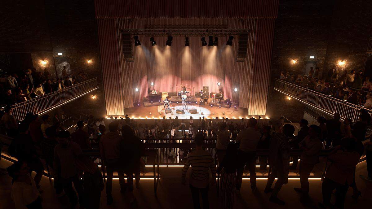 The Rail, with flexible capacity for 1,200 to 2,000, will a new entertainment and live music venue in The Commons, a new development from Daren Turner off of Leestown Road in Lexington.