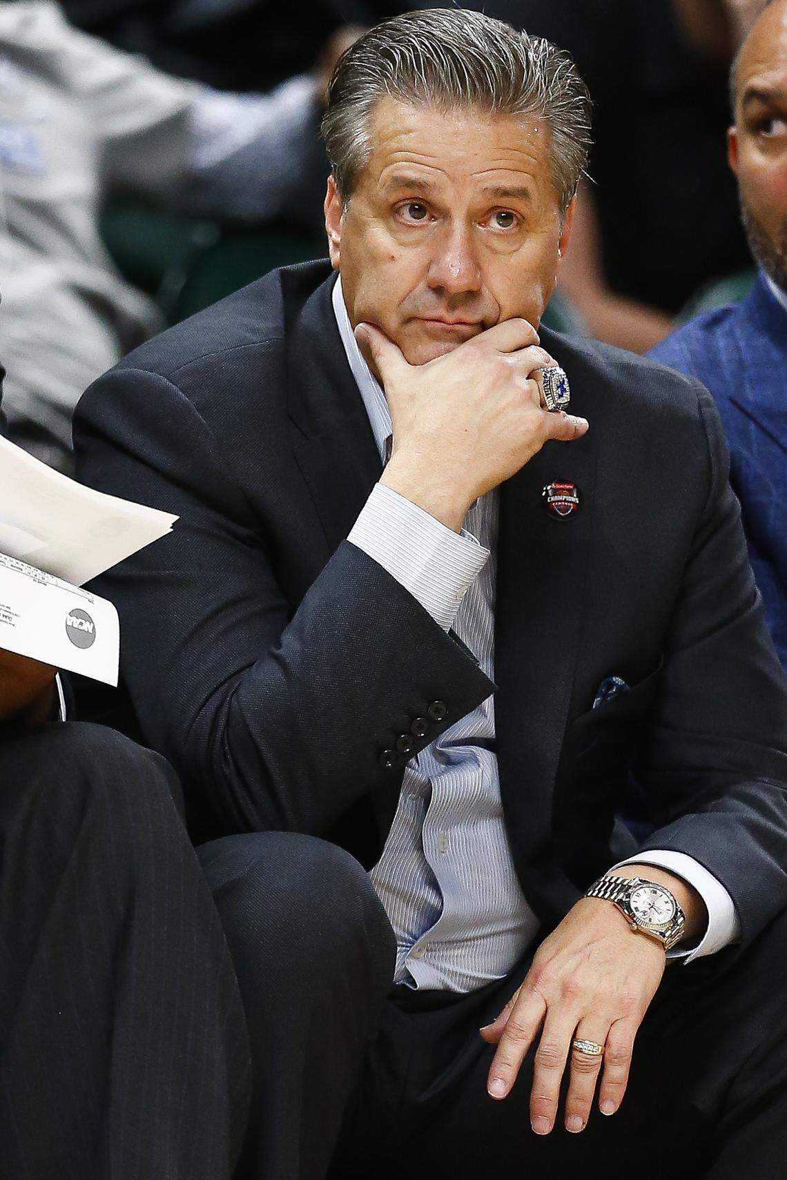 John Calipari watched the action late in Kentucky’s 118-84 loss to Duke in the 2018-19 season opener. “Did we get arrogant? All of us? Me included?” the UK coach said of his team’s preparation for that game. “I don’t know. We’re going to find out.”