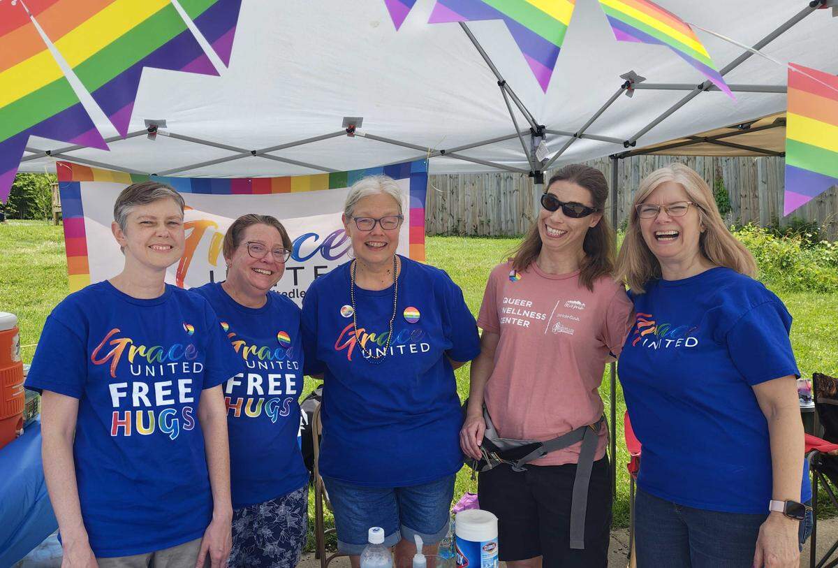 Members of Grace United Church were one of many churches who supported the 2026 Lexington Pride Festival.