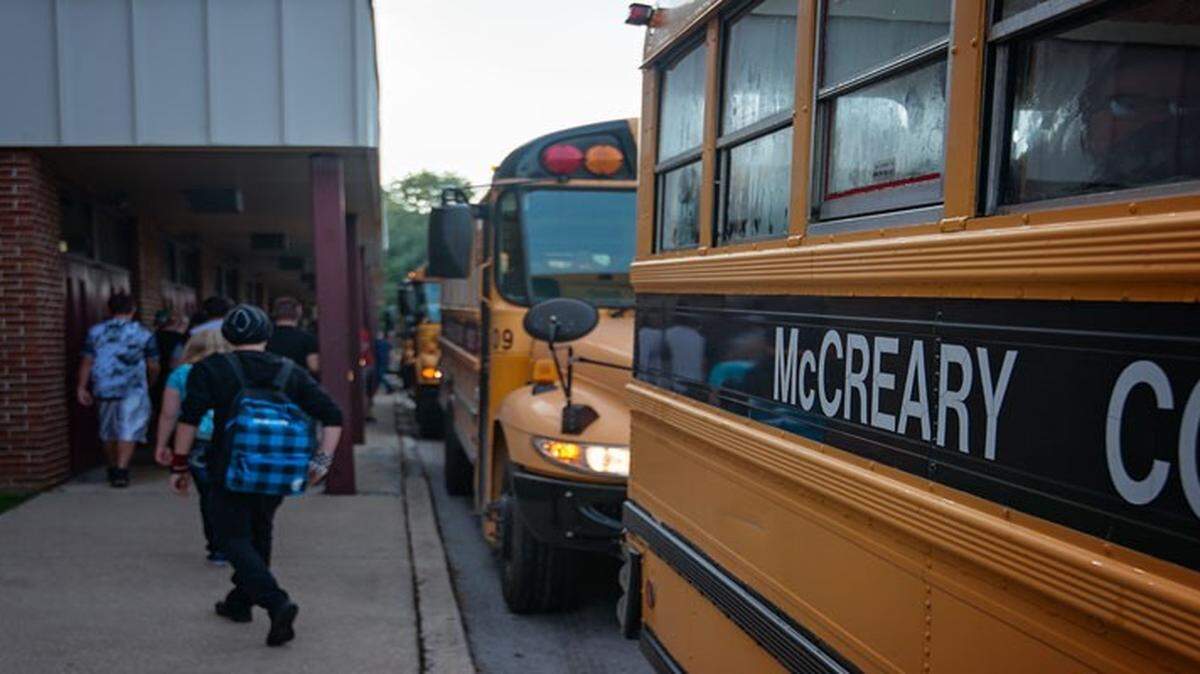 McCreary County Schools buses