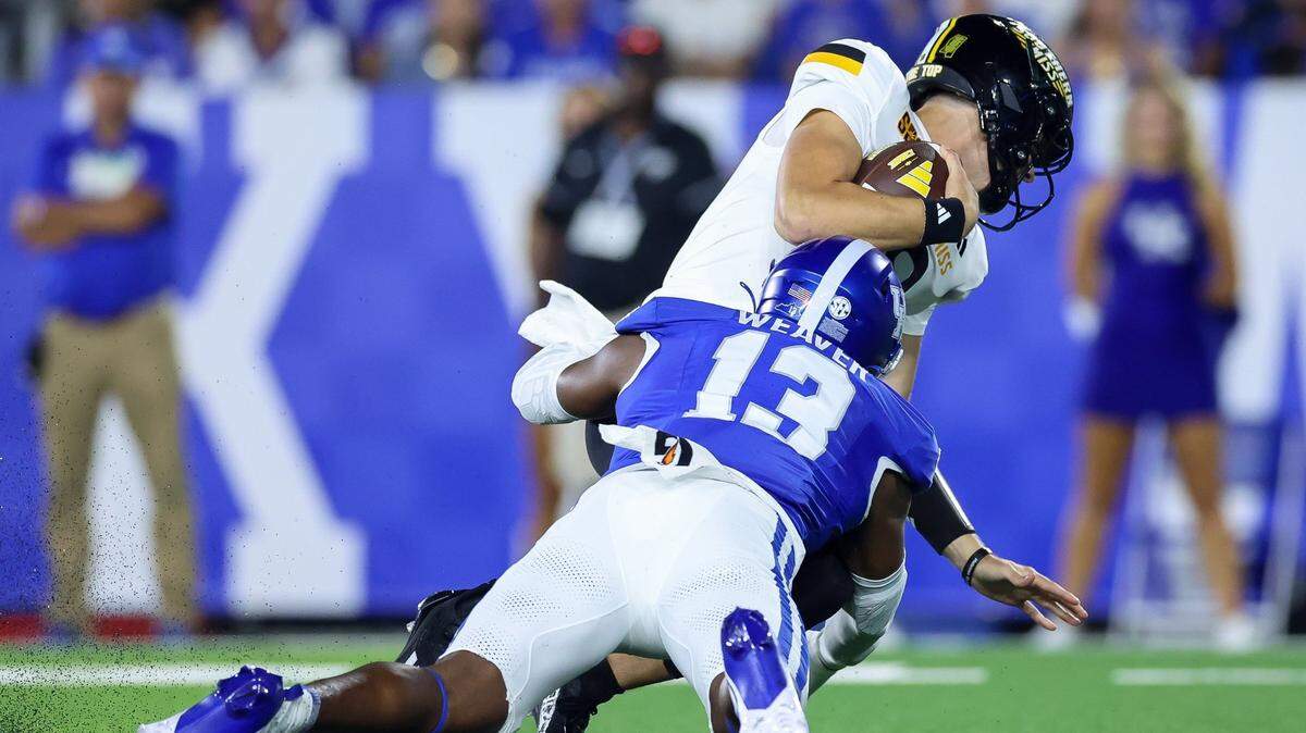 Final statistics from Kentucky football’s lightning-shortened 31-0 win over Southern Miss