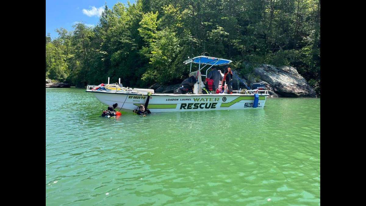 Search efforts continue for a swimmer who went missing Friday evening in Laurel Lake.