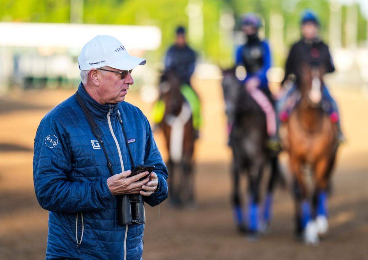 Todd Pletcher trains the most nominees on this year’s Triple Crown list with 32. Fellow Hall of Famer Bob Baffert, who is expected to make his return to the Kentucky Derby after a three-year Churchill Downs suspension, is next with 21 nominees.