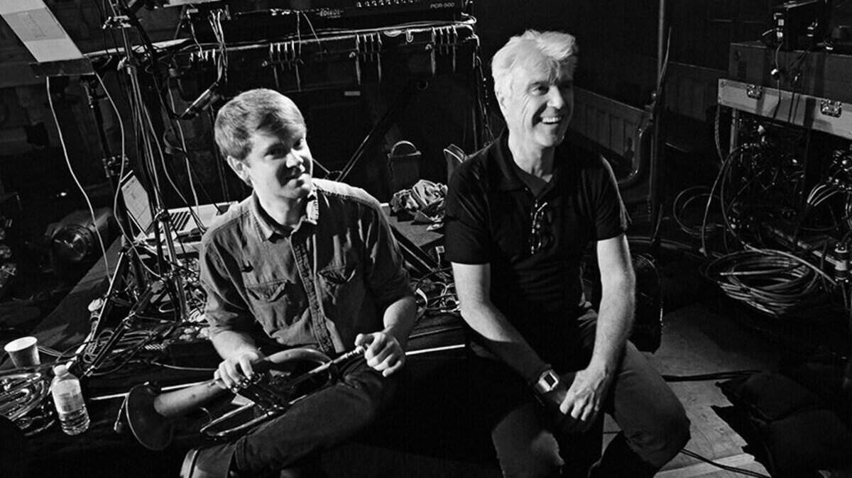 Lexington native Kelly Pratt, left, is co-musical director and horn section leader for David Byrne during his tour with St. Vincent.