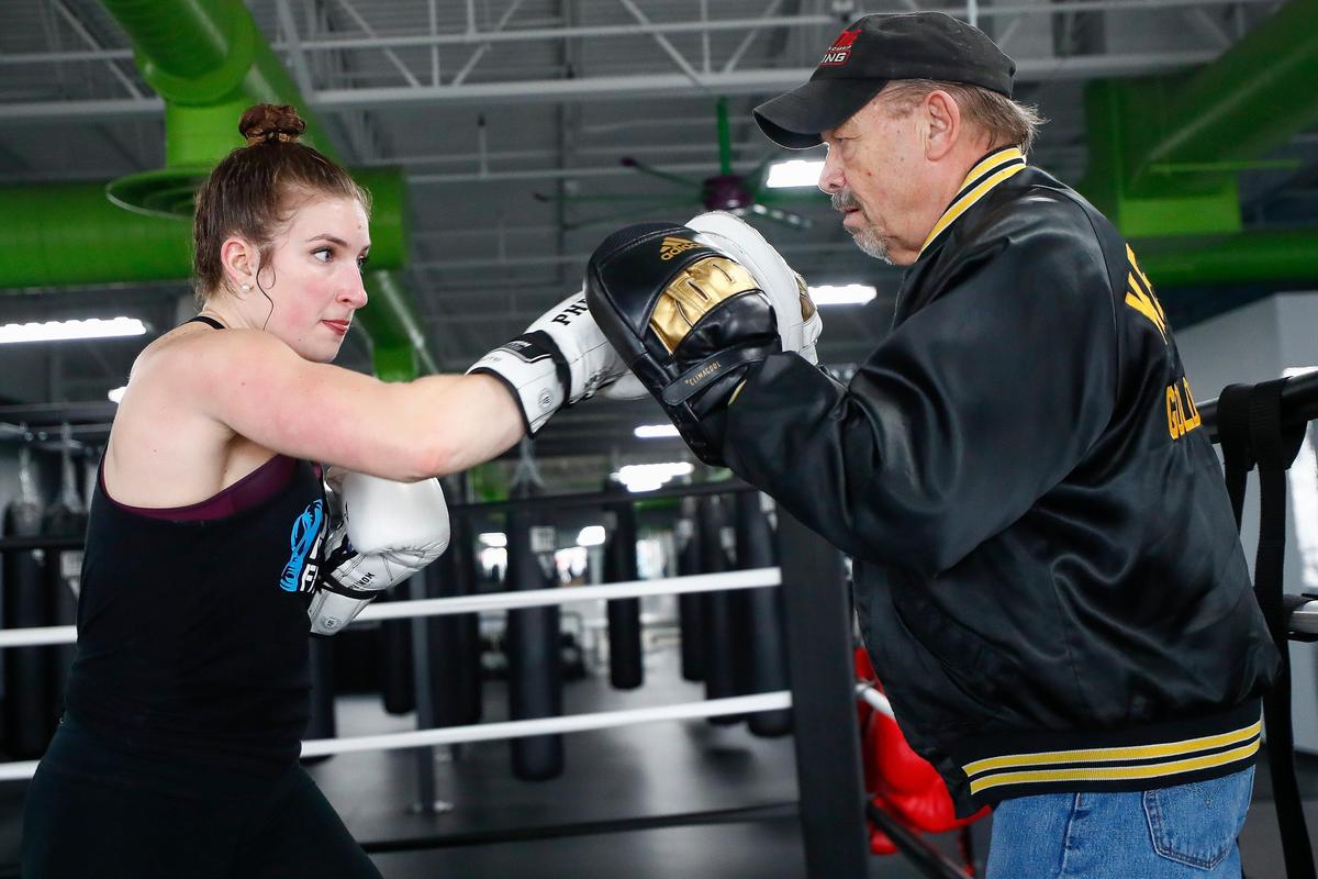 Samantha Kinchen trained with coach James Doolin of Louisville.
