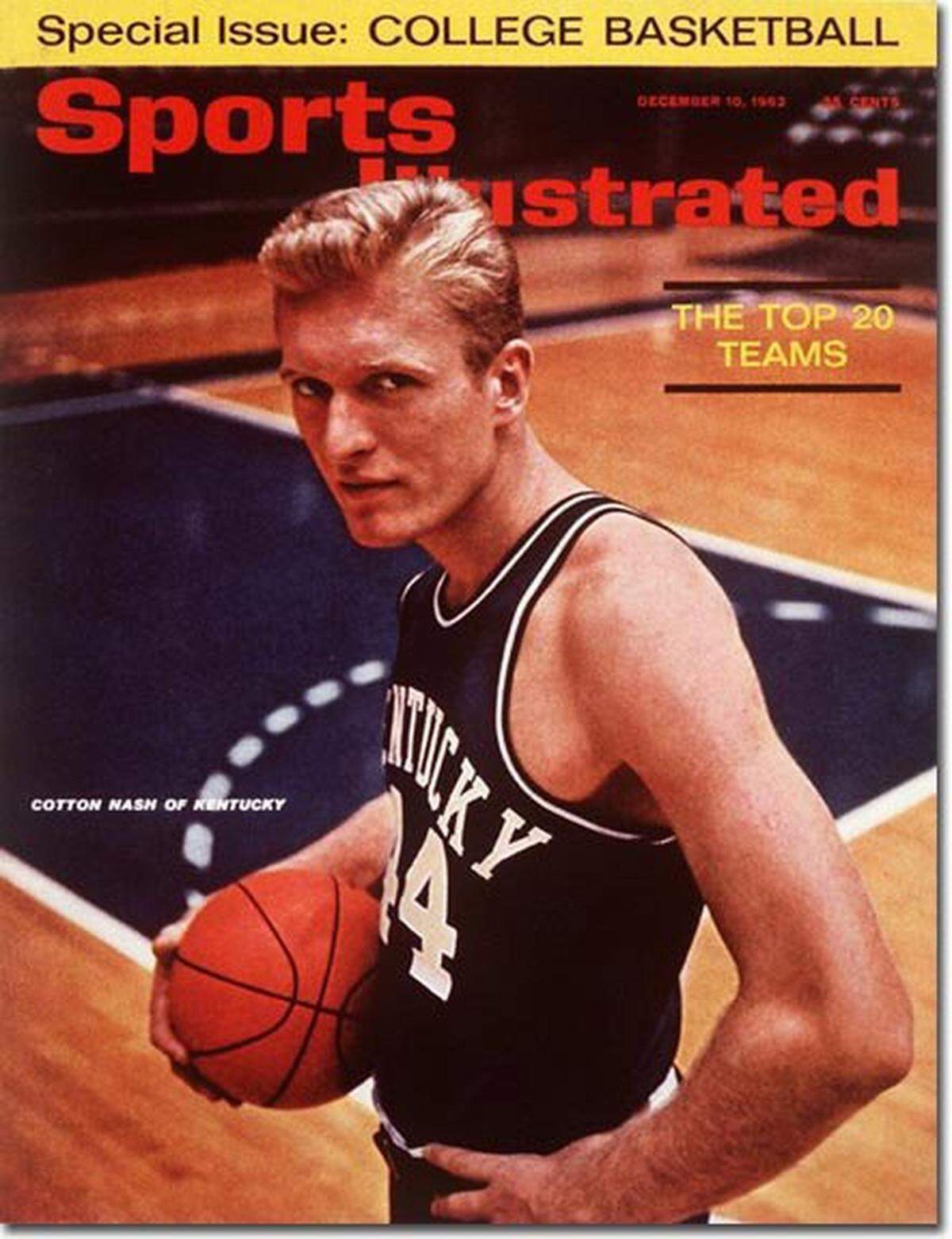Kentucky basketball star Cotton Nash appeared on the Sports Illustrated cover of Dec. 10, 1962, Volume 17, Issue 24, of the magazine.