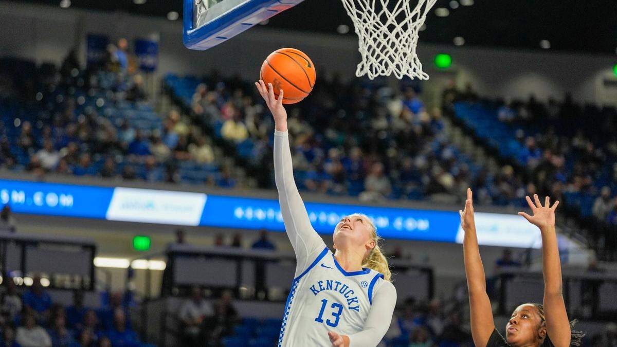 Sophomore Clara Strack posted a near triple-double of 15 points, 13 rebounds and eight assists Thursday night. She also blocked four shots.