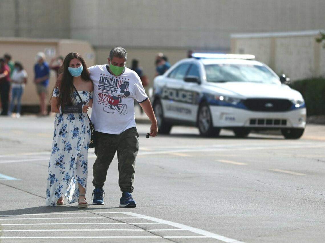 Bystanders and shoppers evacuated Fayette Mall after a shooting inside killed one and injured others.
