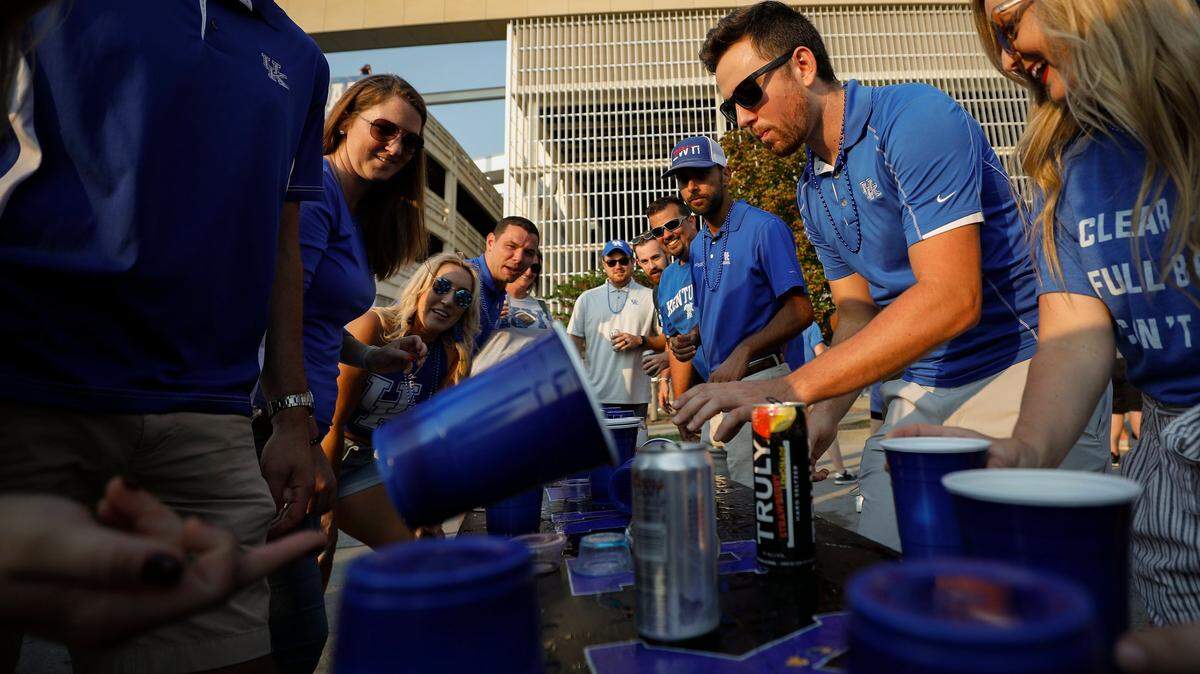 Alcohol is a staple of the tailgating scene before Kentucky football games but has been limited to premium seating areas within Kroger Field.