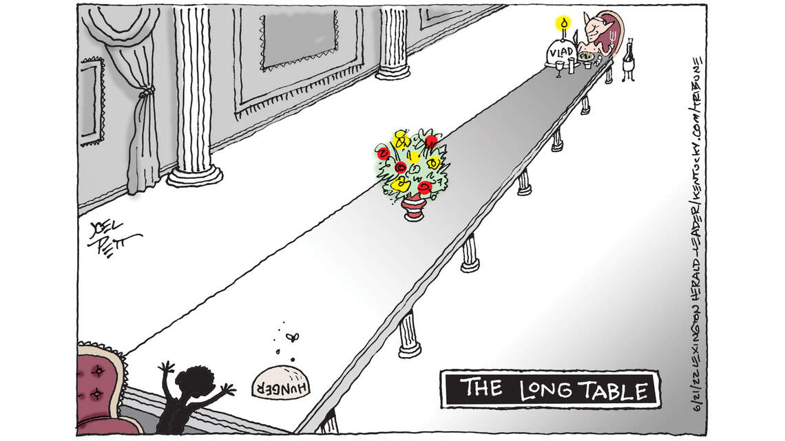 Joel Pett: Putin’s long game