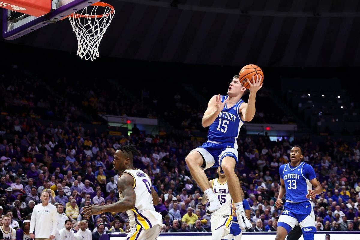 Reed Sheppard emerged as a star player during his only season as a Kentucky Wildcat and will be selected with one of the top picks in the 2024 NBA draft.