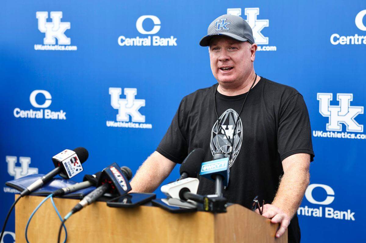 Mark Stoops is entering his 11th season as head coach of the Wildcats in 2023.