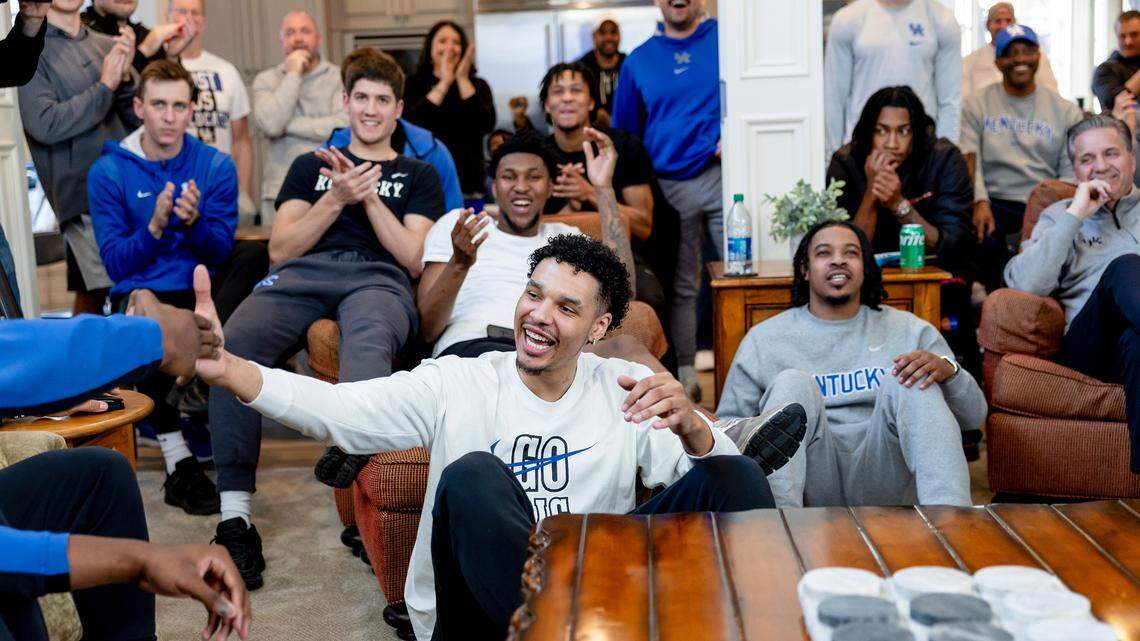 The scene inside John Calipari’s house on Selection Sunday. And what’s next for Kentucky.