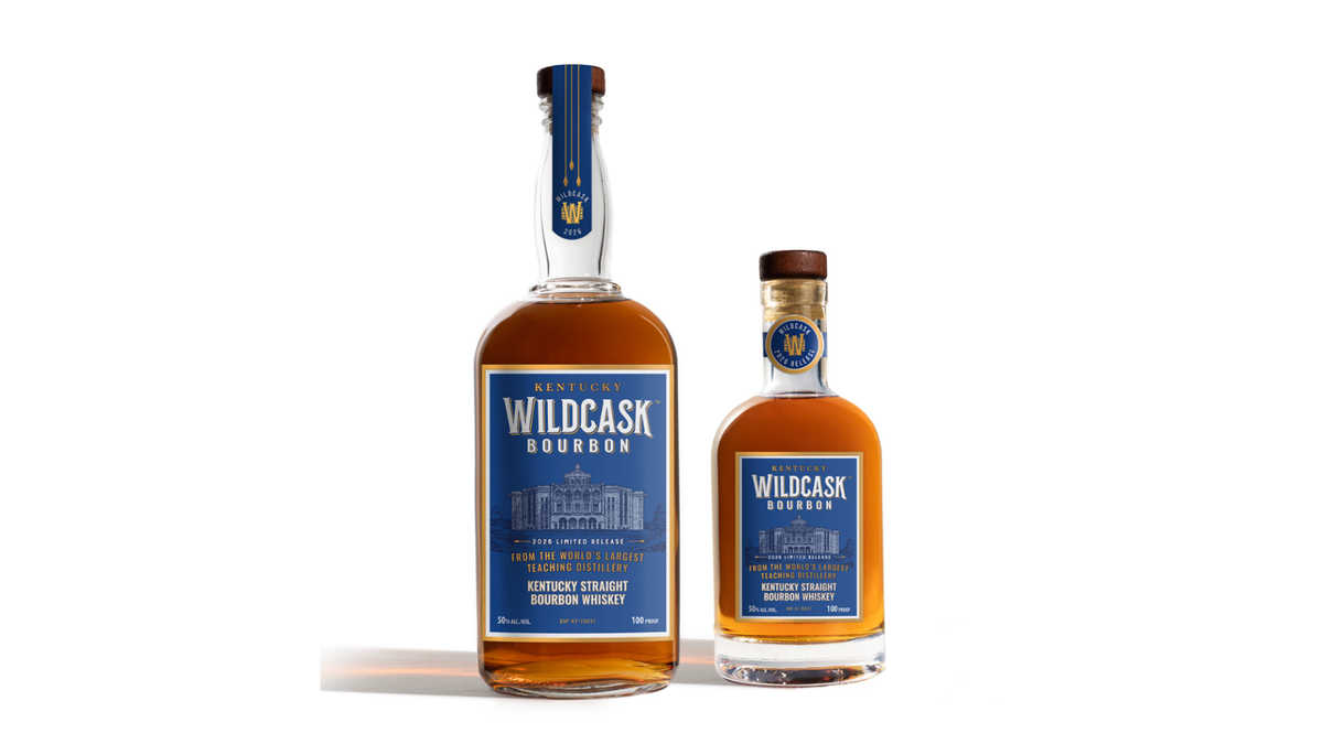 The 2026 release of Wildcask Bourbon, the whiskey blended by University of Kentucky distilling students, will be available in two sizes: One to collect and one to taste. This year’s version is a blend of barrels from Jim Beam, Four Roses and Bardstown Bourbon.