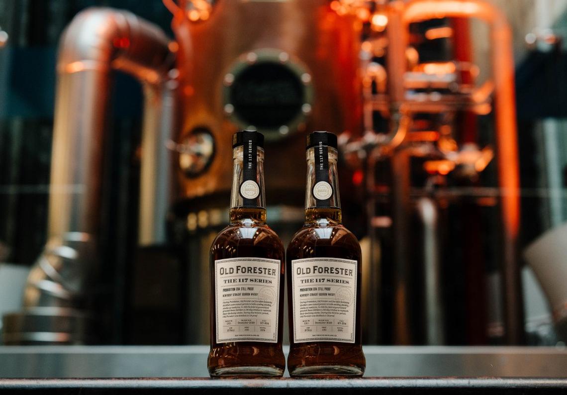 Old Forester 117 Series Prohibition Era Still Proof pays homage to Old Forester’s storied past as one of the few distilleries legally permitted to produce whiskey for medicinal purposes during Prohibition.