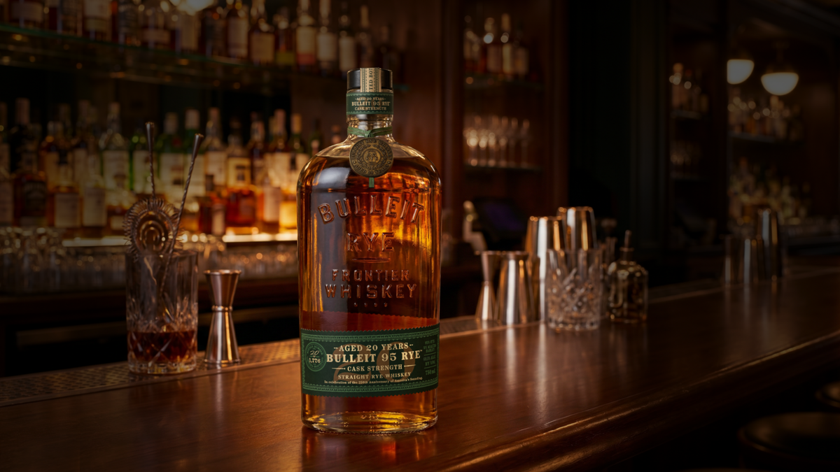 Bulleit is releasing a 20-year-old rye whiskey in July in honor of the 250th anniversary of the U.S. It will be available in limited quantities at the distillery; only 1,776 bottles will be released.