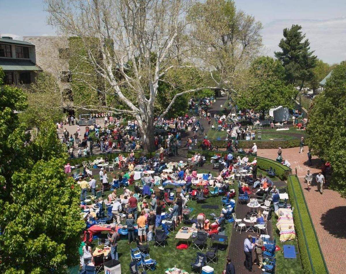 Can t make it to Churchill Downs for the Kentucky Derby? Head out to Keeneland for a full day of food, music, wagering and the big race on the big screen.