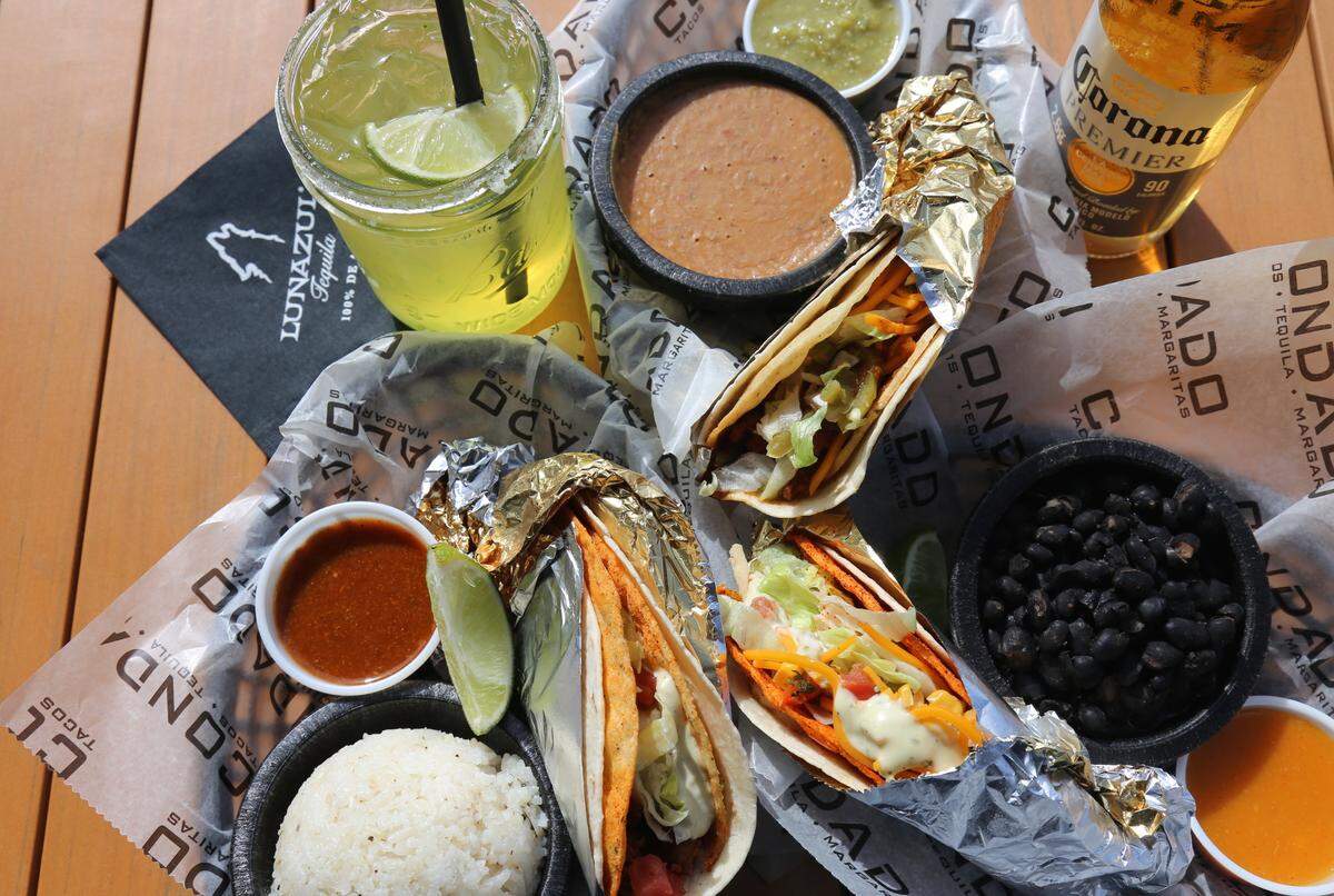 Condado Tacos at The Summit at Fritz Farm has three options for Crave Taco Week, a ground beef, a roasted chicken and a vegetarian chorizo.