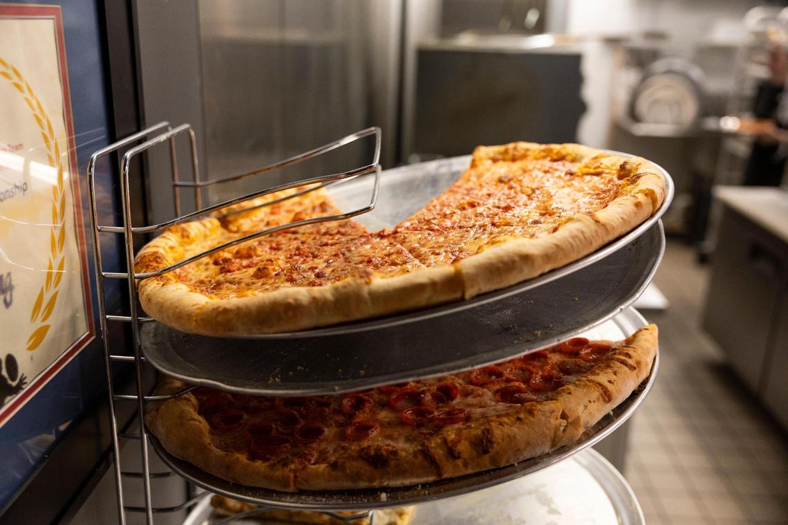 Ethereal Slice House’s New York style pizza is always available.