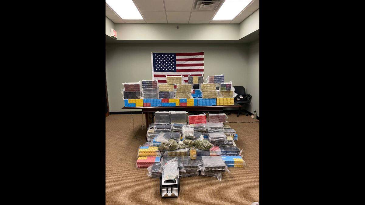 Two men face drug trafficking charges in Jessamine County after sheriff’s deputies allegedly found them in possession of $500,000 worth of THC vapes. Investigators also found inventory sheets, pricing lists, a money counter and cash.