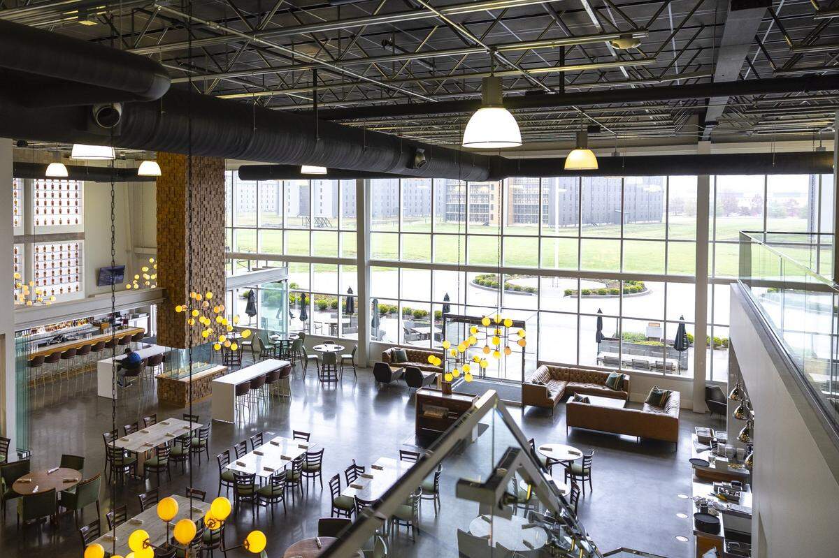 The Kitchen & Bar restaurant is located at Bardstown Bourbon Company's distillery in Bardstown, Ky.